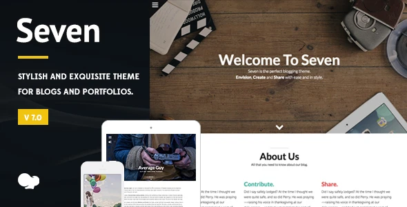 Seven – Stylish WordPress Theme